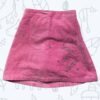 Falda rosa tela tipo pana con short integrado marca Lands' End