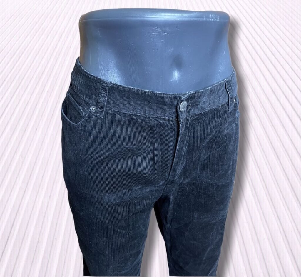 Pantalon Liz Claiborne Femme - Bleu Cailloux Placis - Cordon Serrage - Taille S - Neuf