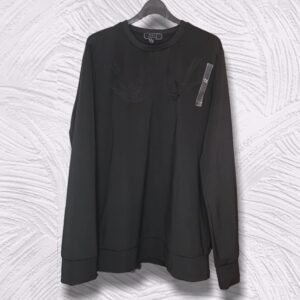 sudadera negra hombre