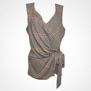 blusa de cuadros a la moda