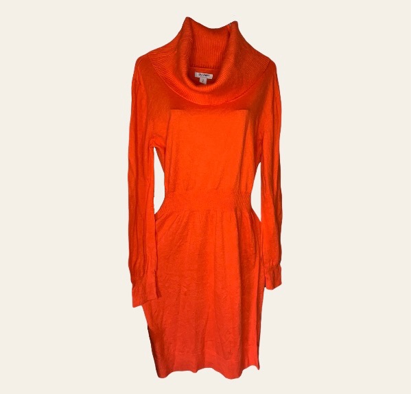 vestidos color naranja largos