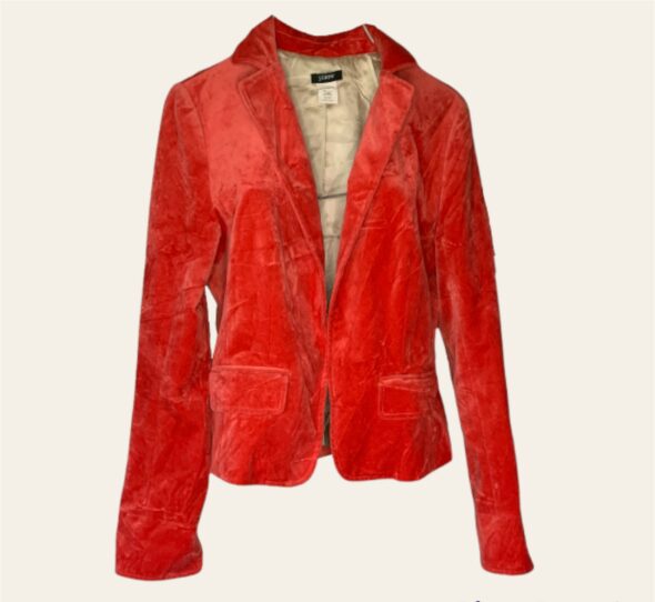 blazer de gamuza mujer