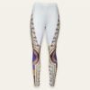 Leggings blancos con estampado tipo Versace