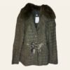 Luxe Blazer Teri Jon con peluche desmontable
