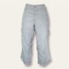 Pantalón de senderismo capri color gris claro