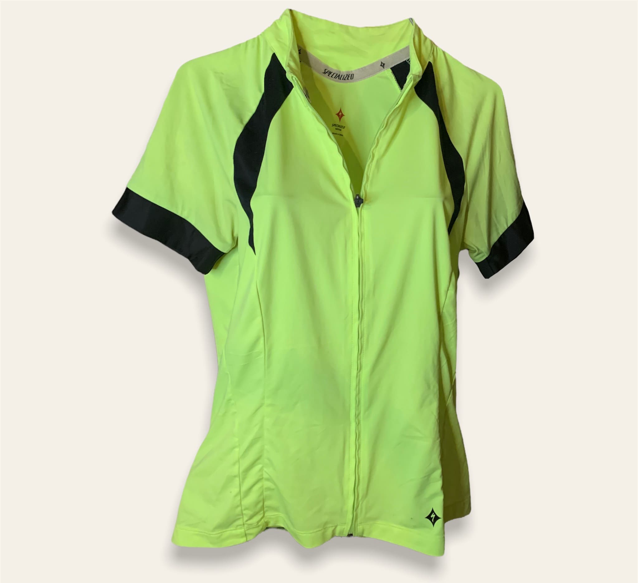 ciclismo amarilla con negras specialized playera - Glow Fashion