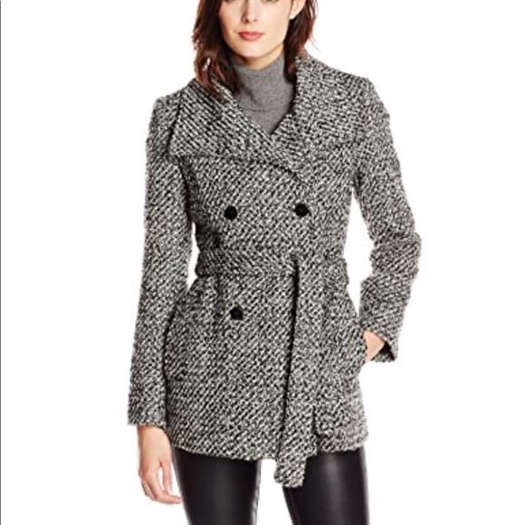 Abrigo de lana Calvin Klein gris mujer Abrigo de lana Calvin Klein dama -  Glow Fashion