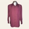 Camisa vino marca Alfani caballero Camisa vino saten hombre de vestir