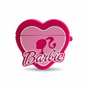 Funda corazón silicona AirPods Pro 1 y 2 Barbie rosa kawaii