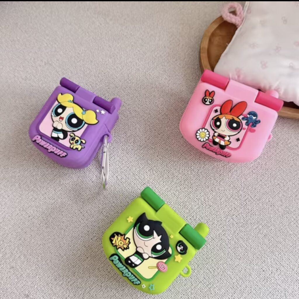 Funda AirPods 3 gen diseño celular con espejo Chicas superpoderosas